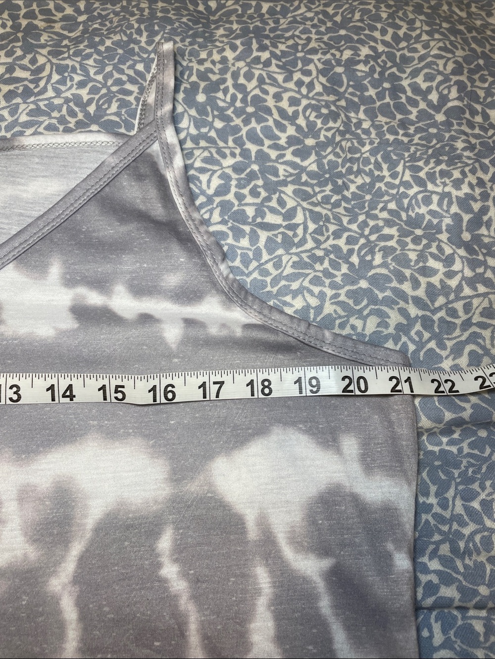 Gray and White Tie-Dye Maxi Dress Plus Size 3x - EUC - Picture 6 of 8